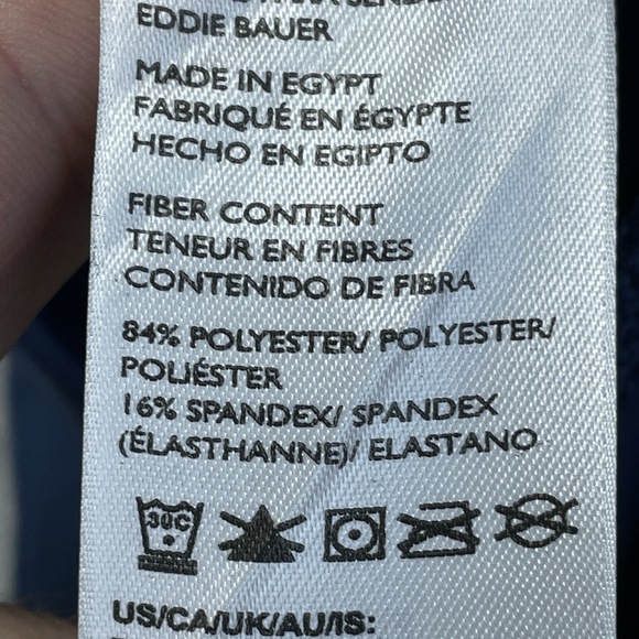 Eddie Bauer Women's XL Trail Tight Blue a2212 - Picture 9 of 9